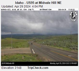 Traffic Cam Idaho - US 95 at Midvale Hill NE Player