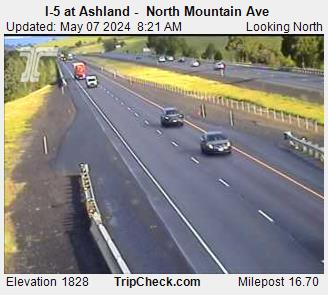 I-5 at Ashland -  North Mountain Ave Traffic Camera