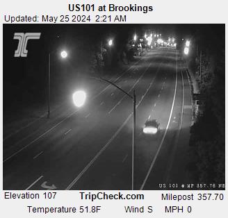 US 101 at Brookings Traffic Camera