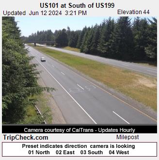 Traffic Cam US 101 at South of US 199 Player