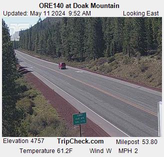 ORE140 at Doak Mountain Traffic Camera