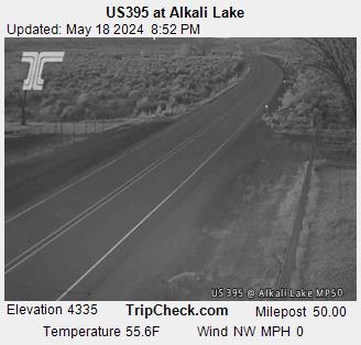 Traffic Cam US 395 at Alkali Lake Player
