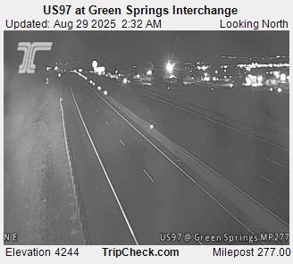 Traffic Cam US 97 at Green Springs Interchange Player