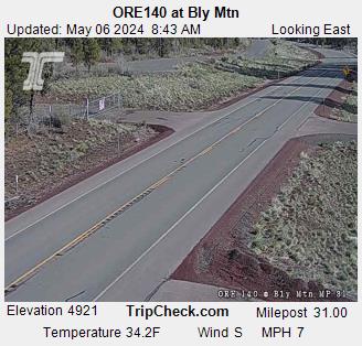 Traffic Cam ORE140 at Bly Mtn Player