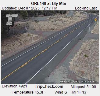 ORE140 at Bly Mtn Traffic Camera