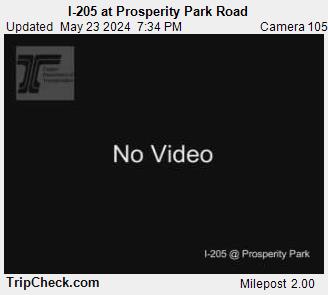 Traffic Cam I-205 at Prosperity Park Road Player