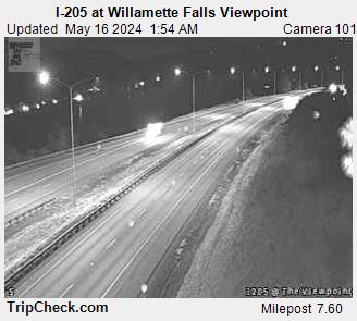 Traffic Cam I-205 at Willamette Falls Viewpoint Player