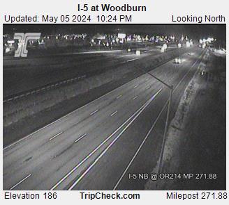 Traffic Cam I-5 at Woodburn Player