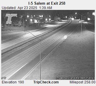 I-5 Salem at Exit 258 Traffic Camera