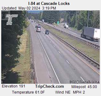 I-84 at Cascade Locks Traffic Camera