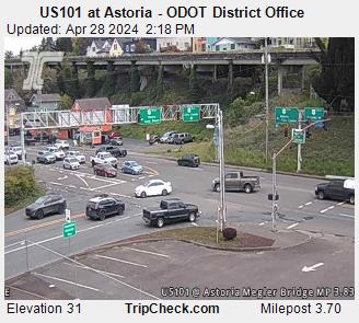 Traffic Cam US 101 at Astoria - ODOT District Office Player