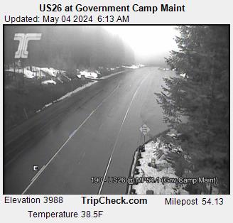 US 26 at Government Camp Maint Traffic Camera