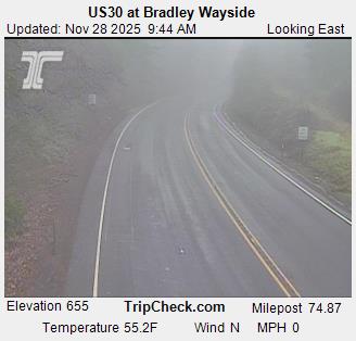 US 30 at Bradley Wayside Traffic Camera