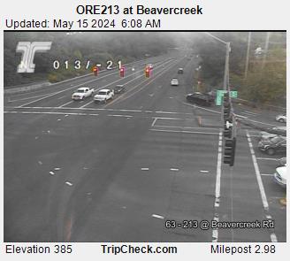 ORE213 at Beavercreek Traffic Camera