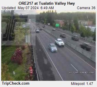Traffic Cam ORE217 at Tualatin Valley Hwy Player