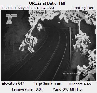 ORE22 at Butler Hill Traffic Camera