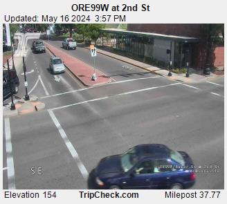 Traffic Cam ORE99W at 2nd St Player