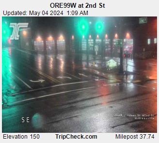 Traffic Cam ORE99W at 2nd St  Player