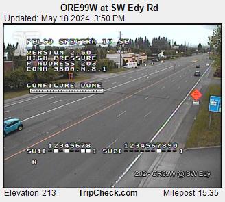 Traffic Cam ORE99W at SW Edy Rd Player