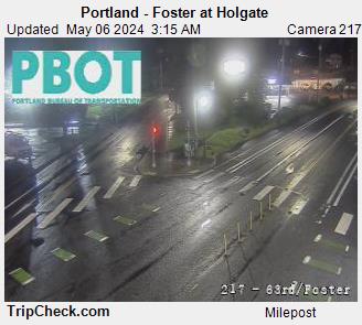 Portland - Foster at Holgate Traffic Camera