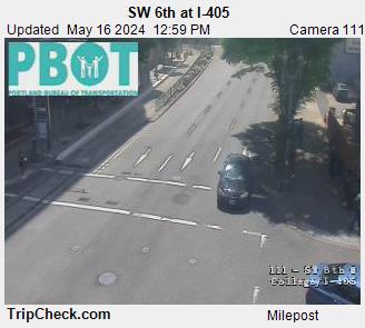 Traffic Cam SW 6th at I-405 Player