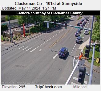 Traffic Cam Clackamas Co - 101st at Sunnyside Player