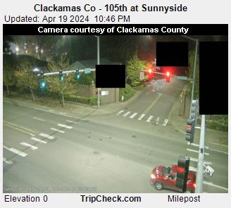 Traffic Cam Clackamas Co - 105th at Sunnyside Player