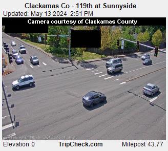 Traffic Cam Clackamas Co - 119th at Sunnyside Player