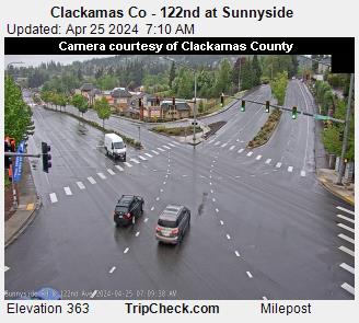 Traffic Cam Clackamas Co - 122nd at Sunnyside Player