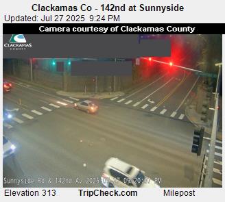 Traffic Cam Clackamas Co - 142nd at Sunnyside Player