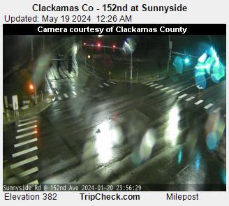 Traffic Cam Clackamas Co - 152nd at Sunnyside Player