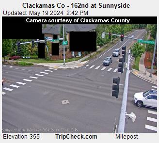 Traffic Cam Clackamas Co - 162nd at Sunnyside Player