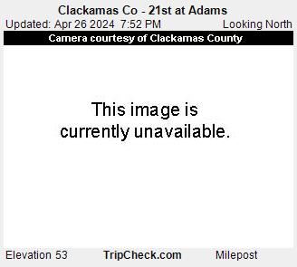 Clackamas Co - 21st at Adams Traffic Camera
