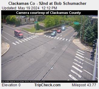 Traffic Cam Clackamas Co - 92nd at Bob Schumacher Player