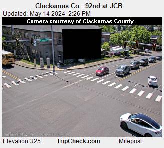 Traffic Cam Clackamas Co - 92nd at JCB Player