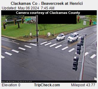 Clackamas Co - Beavercreek at Henrici Traffic Camera