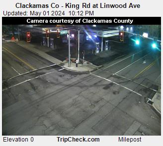 Traffic Cam Clackamas Co - King Rd at Linwood Ave Player