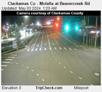 Clackamas Co - Molalla at Beavercreek Rd Traffic Camera