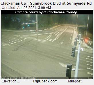 Traffic Cam Clackamas Co - Sunnybrook Blvd at Sunnyside Rd Player