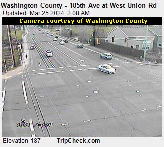 Traffic Cam Washington County - 185th Ave at West Union Rd Player