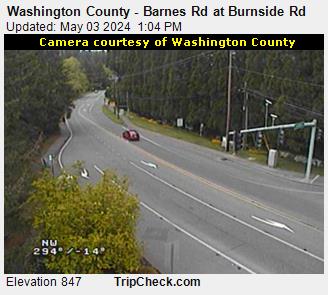 Traffic Cam Washington County - Barnes Rd at Burnside Rd Player