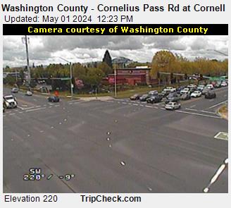 Traffic Cam Washington County - Cornelius Pass Rd at Cornell Player