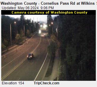 Traffic Cam Washington County - Cornelius Pass Rd at Wilkins St Player