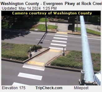 Traffic Cam Washington County - Evergreen Pkwy at Rock Creek Trail Player