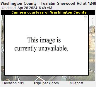 Washington County - Tualatin Sherwood Rd at 124th Ave Traffic Camera