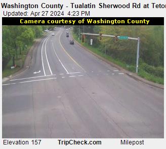 Traffic Cam Washington County - Tualatin Sherwood Rd at Teton Ave Player