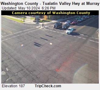 Traffic Cam Washington County - Tualatin Valley Hwy at Murray Blvd Player