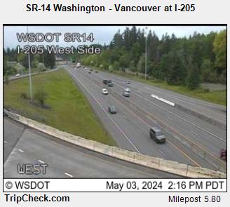 Traffic Cam SR-14 Washington - Vancouver at I-205 Player
