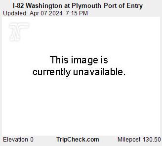 I-82 Washington at Plymouth Port of Entry Traffic Camera