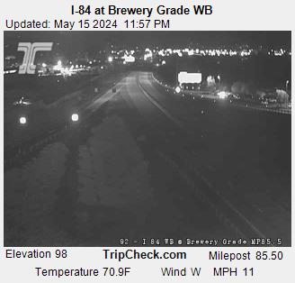 Traffic Cam I-84 at Brewery Grade WB Player